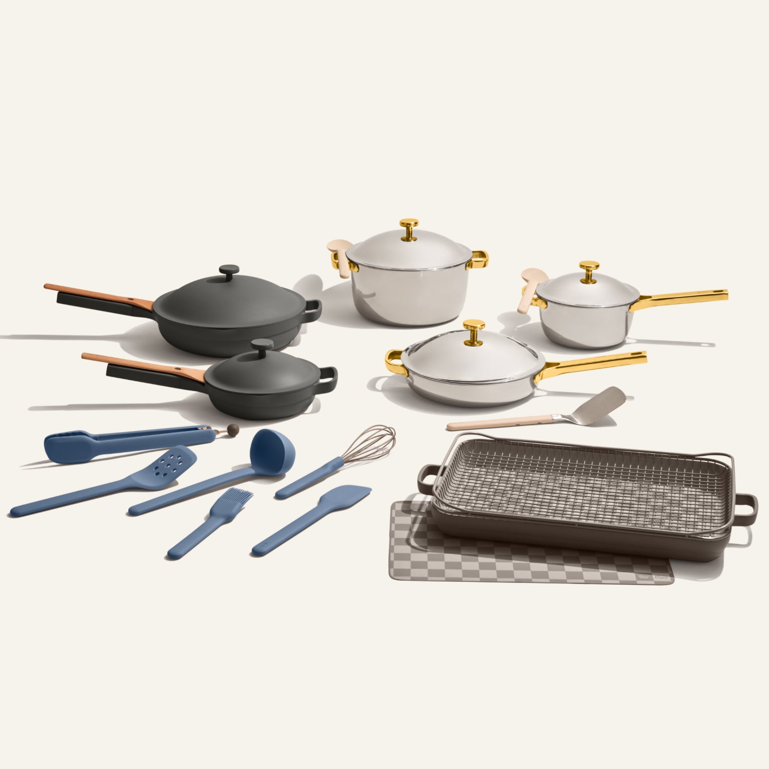 our-place-ProductThumbnail-ChefSet25Piece-TitaniumPerfectPot-TitaniumAlwayPan-TitaniumMiniPerfectPot-Gold-LargeAlwaysPan-MiniAlwaysPan-BakersTrio-Char.jpg